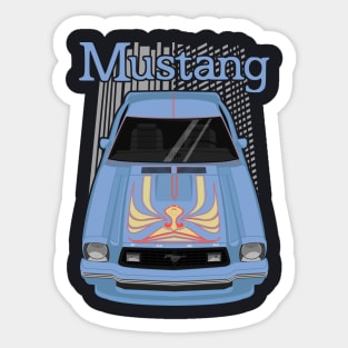 Mustang King Cobra 1978 - Bright Blue Sticker